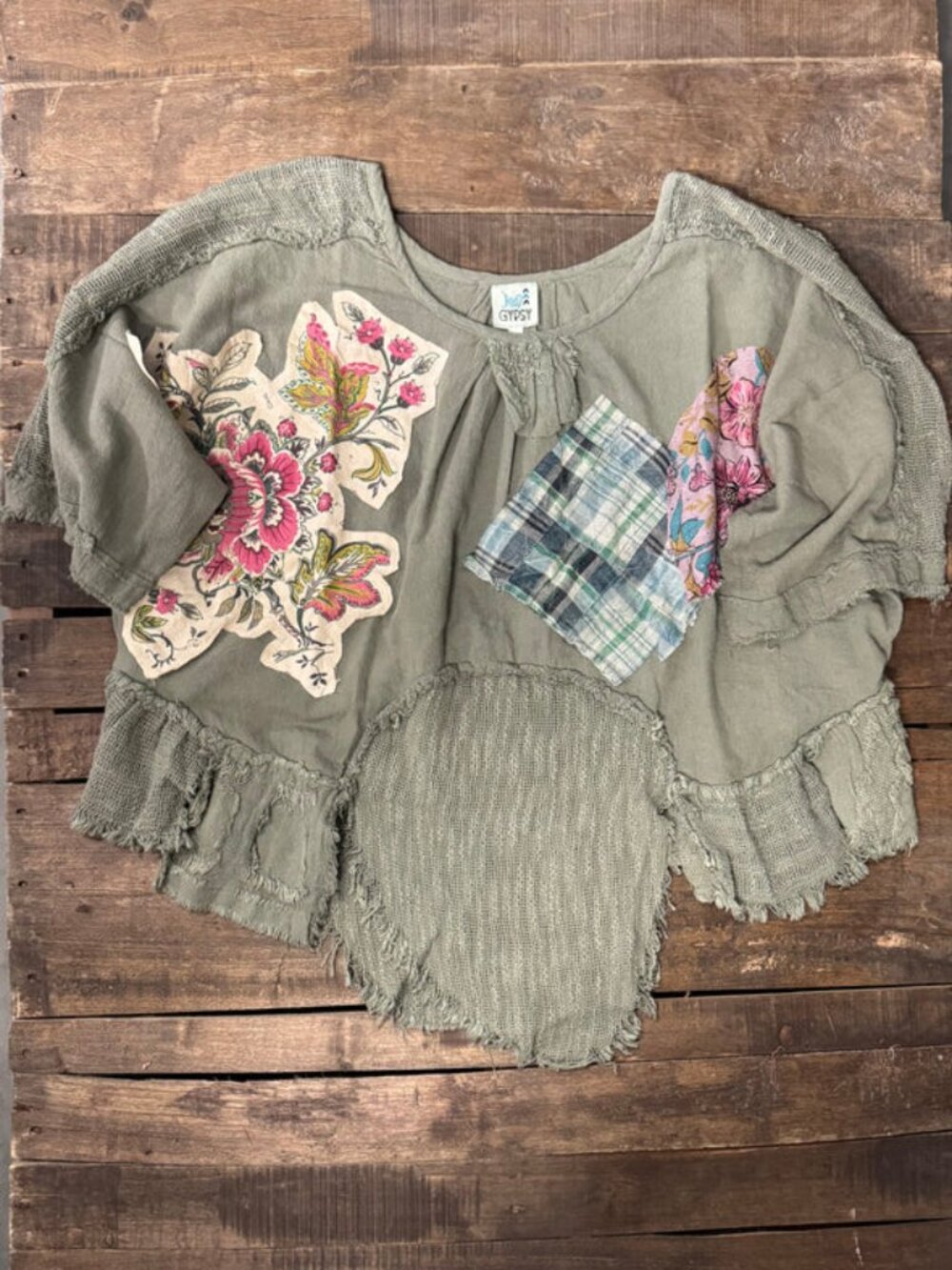 Jaded Gypsy Green Moon Shadow Top
